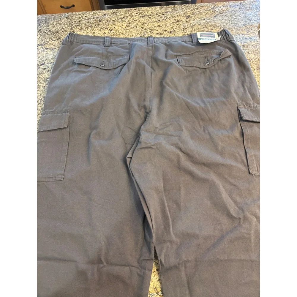NWT Boulder Creek Ranger Cargo Pants Mens 48x36 (Actual 44W) Gray Green Workwear
